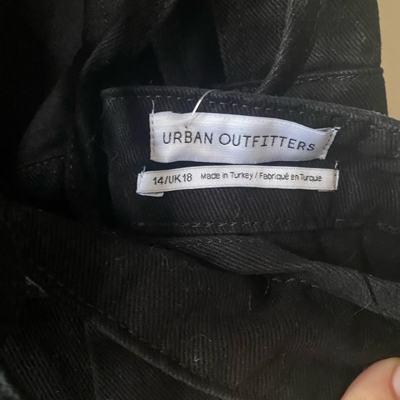 Urban Outfitters Black Denim Romper * NWT - Picture 6 of 7